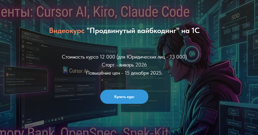 [Олег Филиппов] Продвинутый вайбкодинг на 1С (2026_0.png